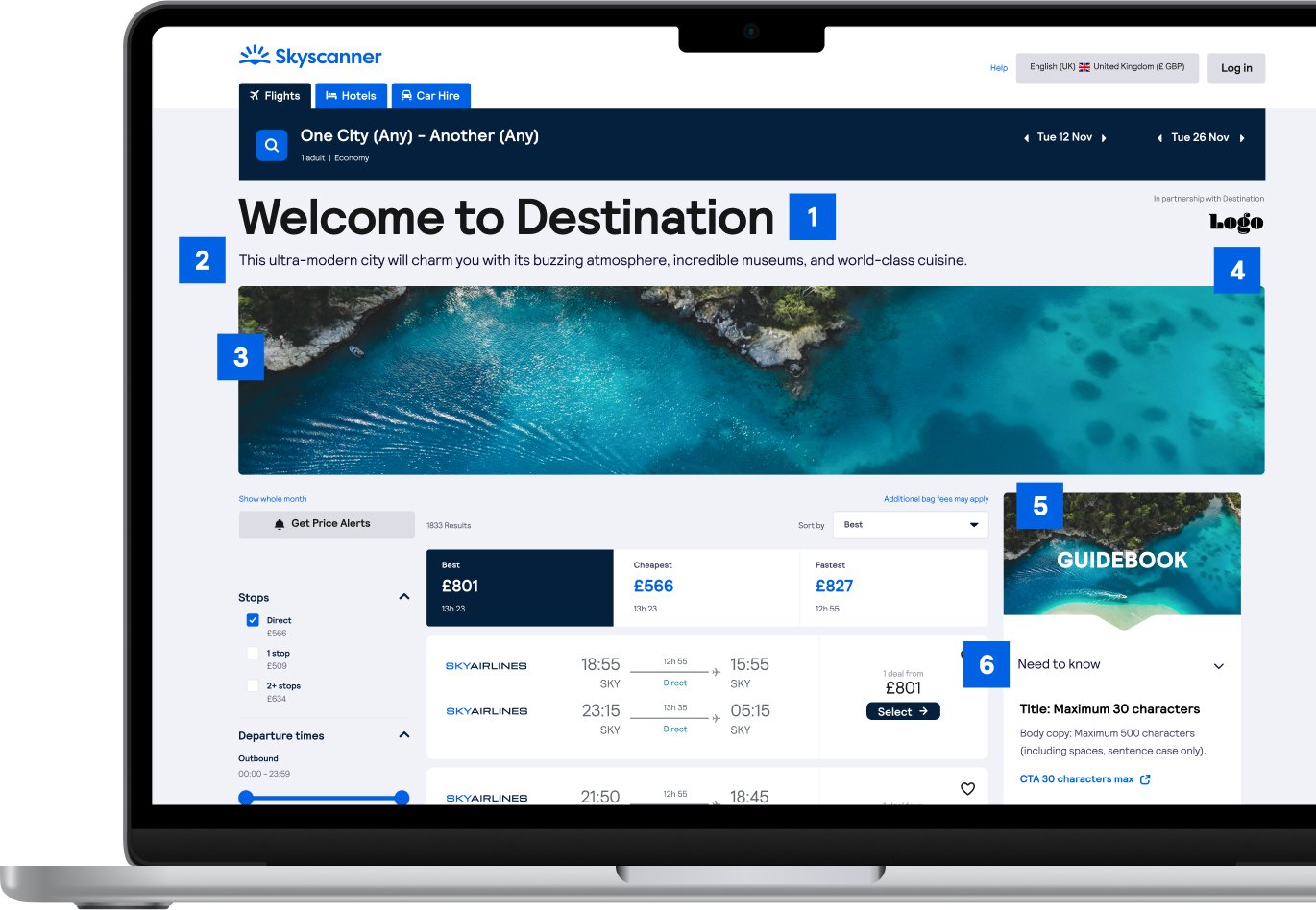 Sponsored Results – Destination
