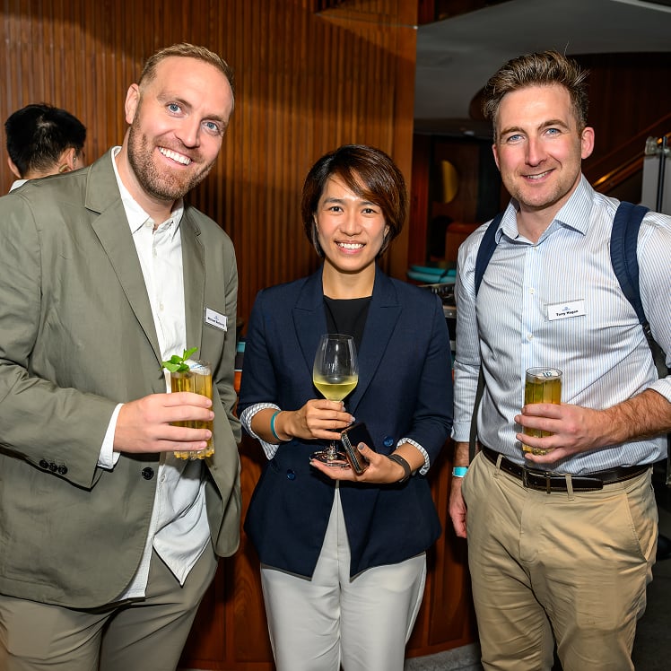 Networking drinks at Skyscanner Ascend APAC
