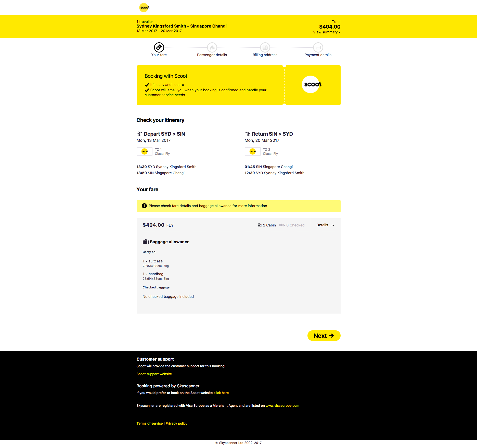  Scoot Direct Booking Check out on Skyscanner 